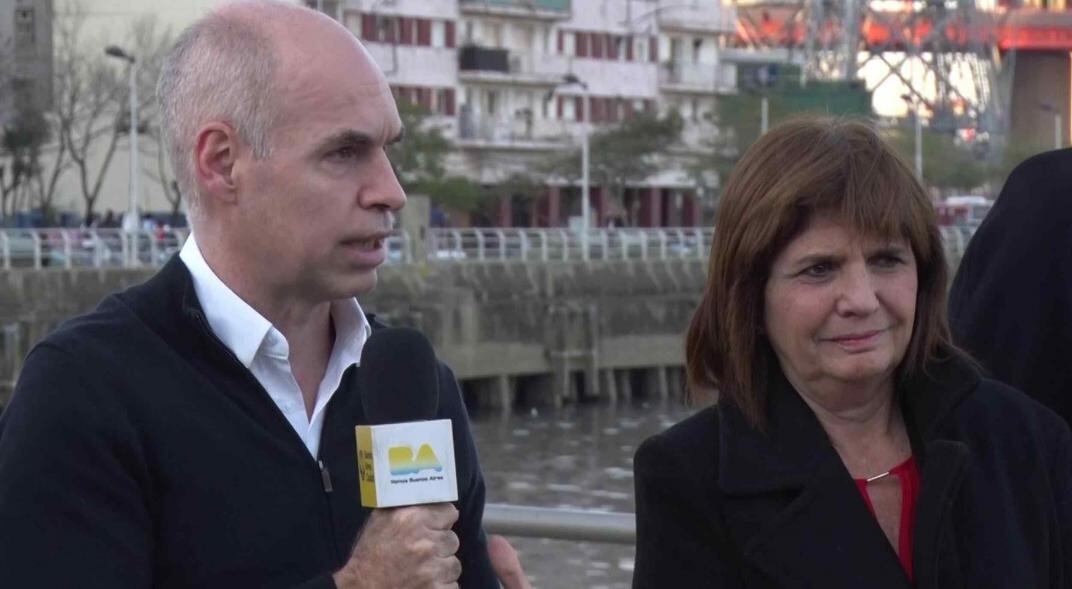 Horacio Rodríguez Larreta y Patricia Bullrich (Archivo)