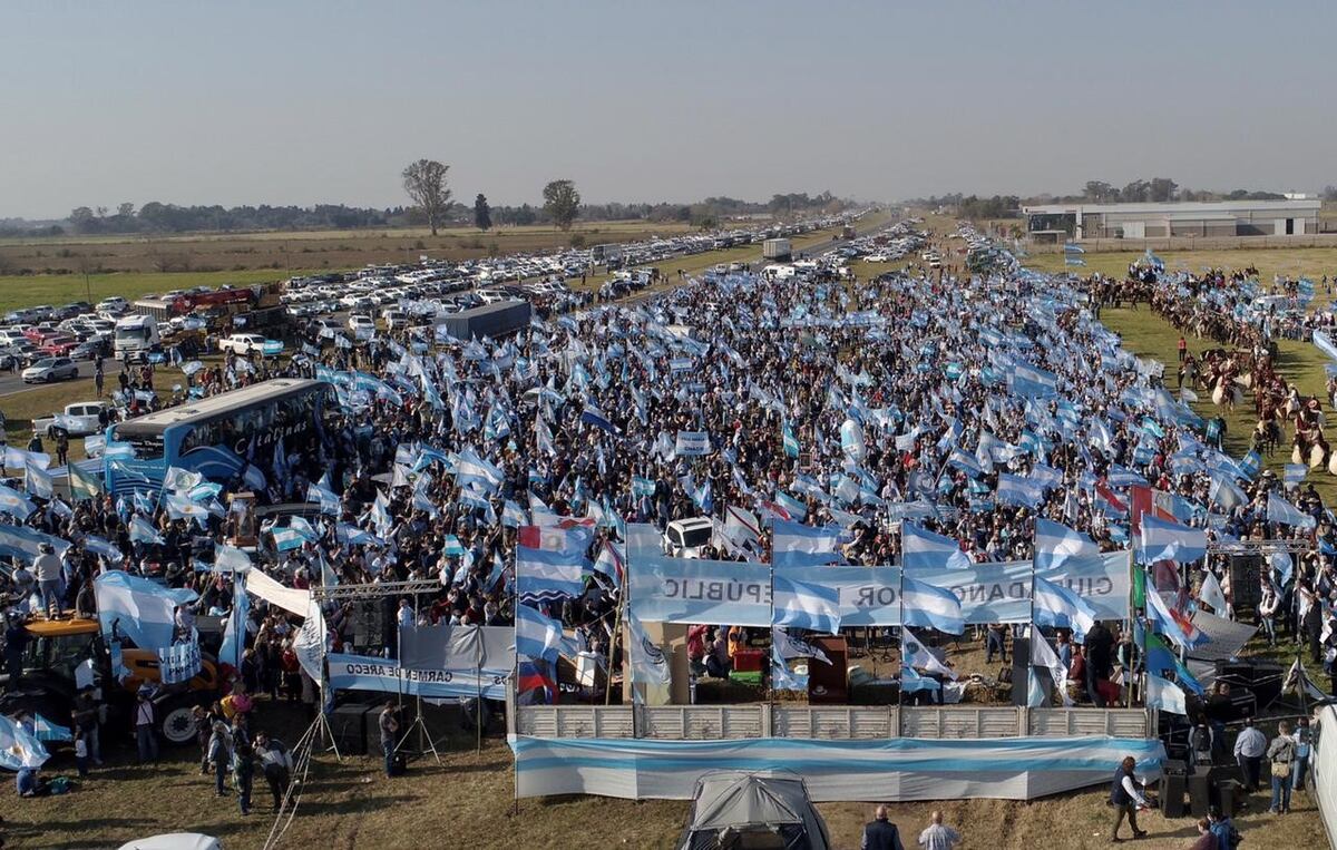 Ruralistas se manifestaron en un acto con ocho pedidos al Gobierno
