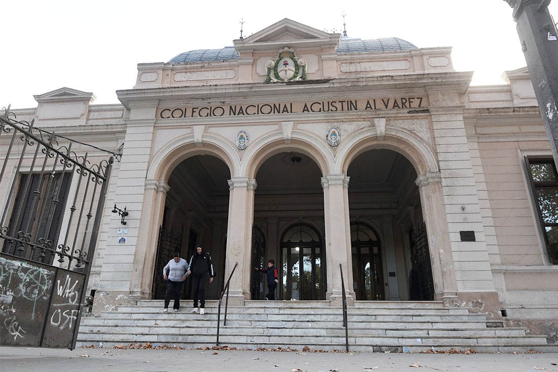 Colegio Nacional Agustín Alvarez de Ciudad.
Foto: José Gutierrez / Los Andes