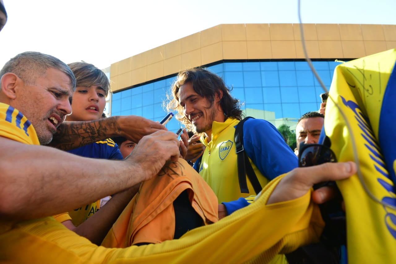 Así fue la llegada de Boca a Córdoba para esperar el partido ante Estudiantes, este martes 30 de abril, a las 20, en el estadio Mario Alberto Kempes. (Javier Ferreyra - La Voz)