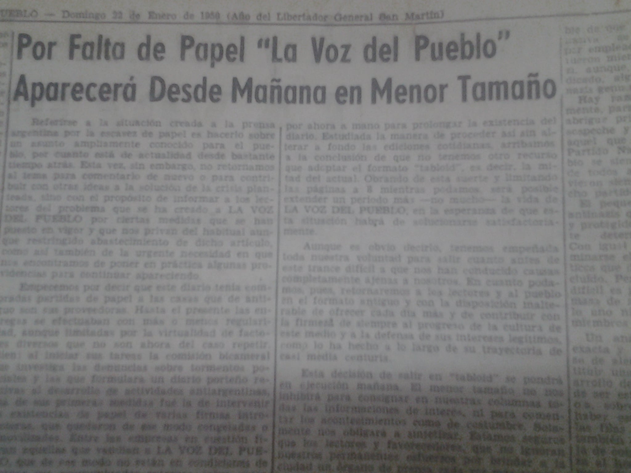 Diario La Voz del Pueblo Tres Arroyos