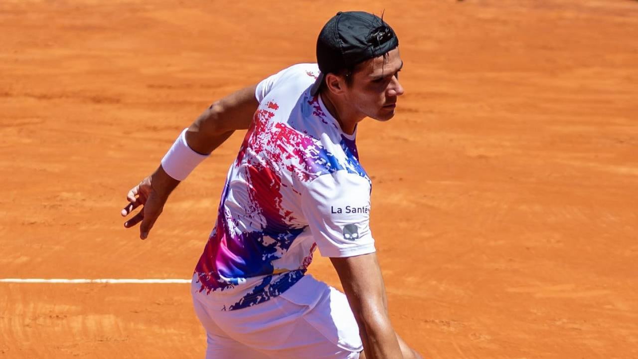 Coria ganó 5 games seguidos y concretó una remontada impresionante ante Lajovic.