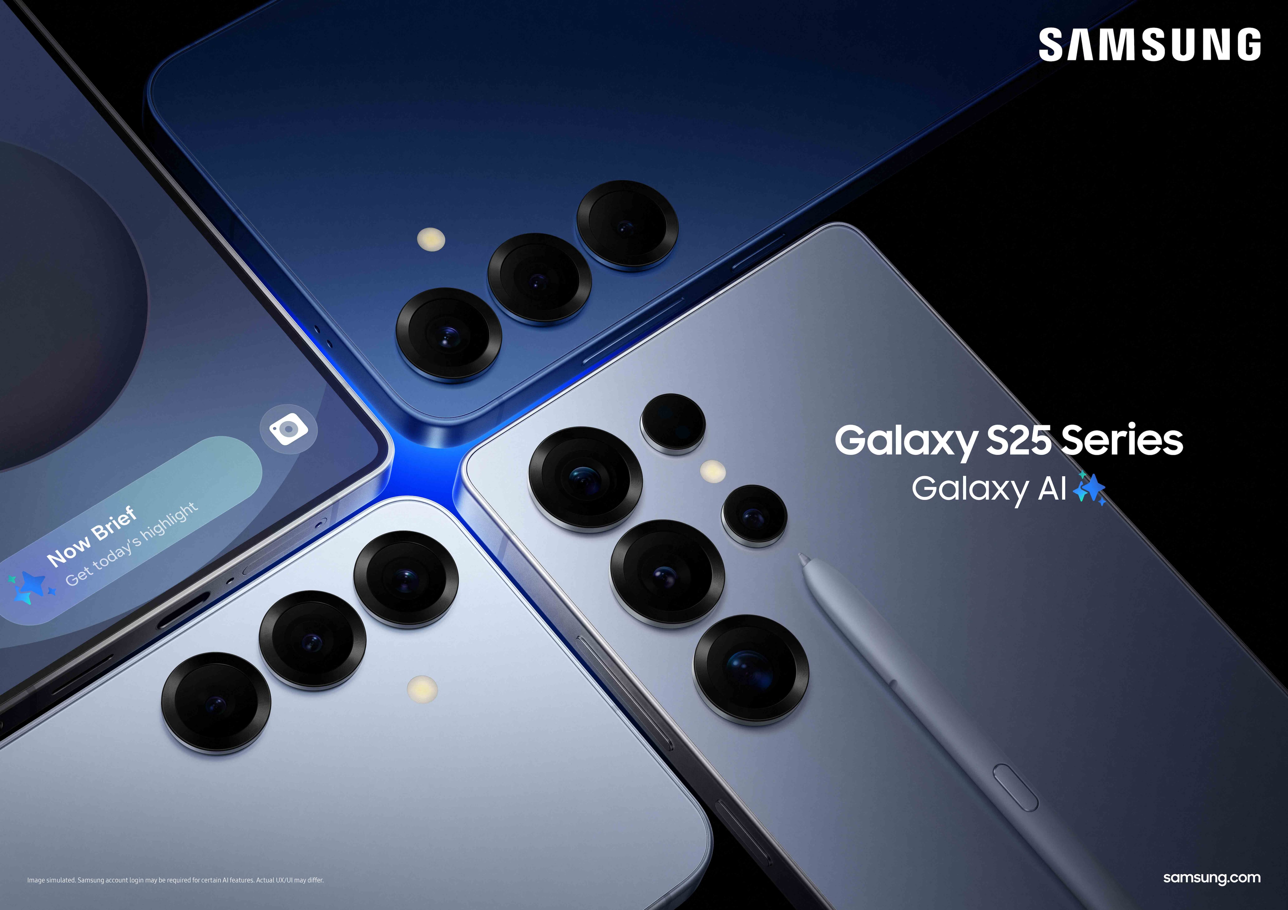 Samsung presentó la nueva serie de Galaxy S25 con tres modelos: s25 Ultra, S25+ y S25