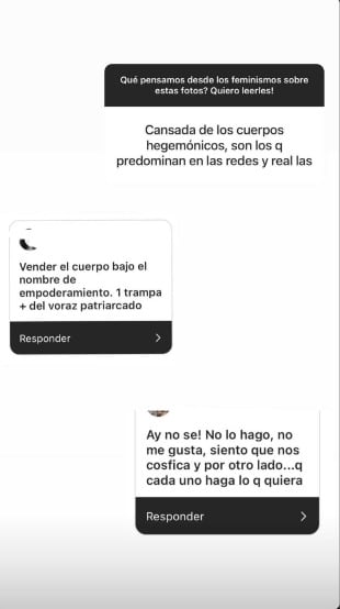 Las respuestas de las seguidoras de Thelma Fardín..