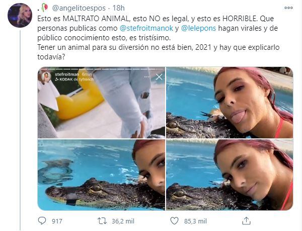 Los usuarios en redes sociales han criticado las imágenes de ambas famosas.