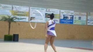 Nathy Peluso en gimnasia artística