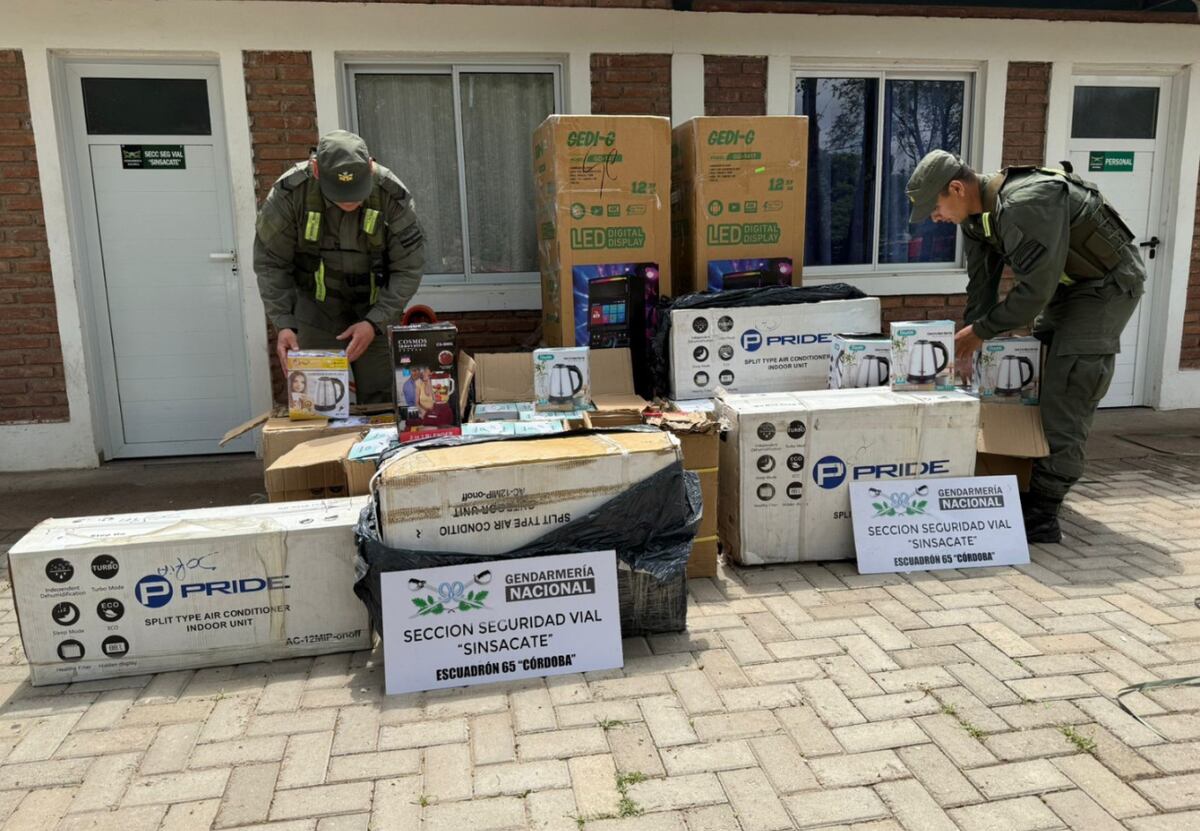 Córdoba: secuestraron mercadería de contrabando valuada en millones de pesos