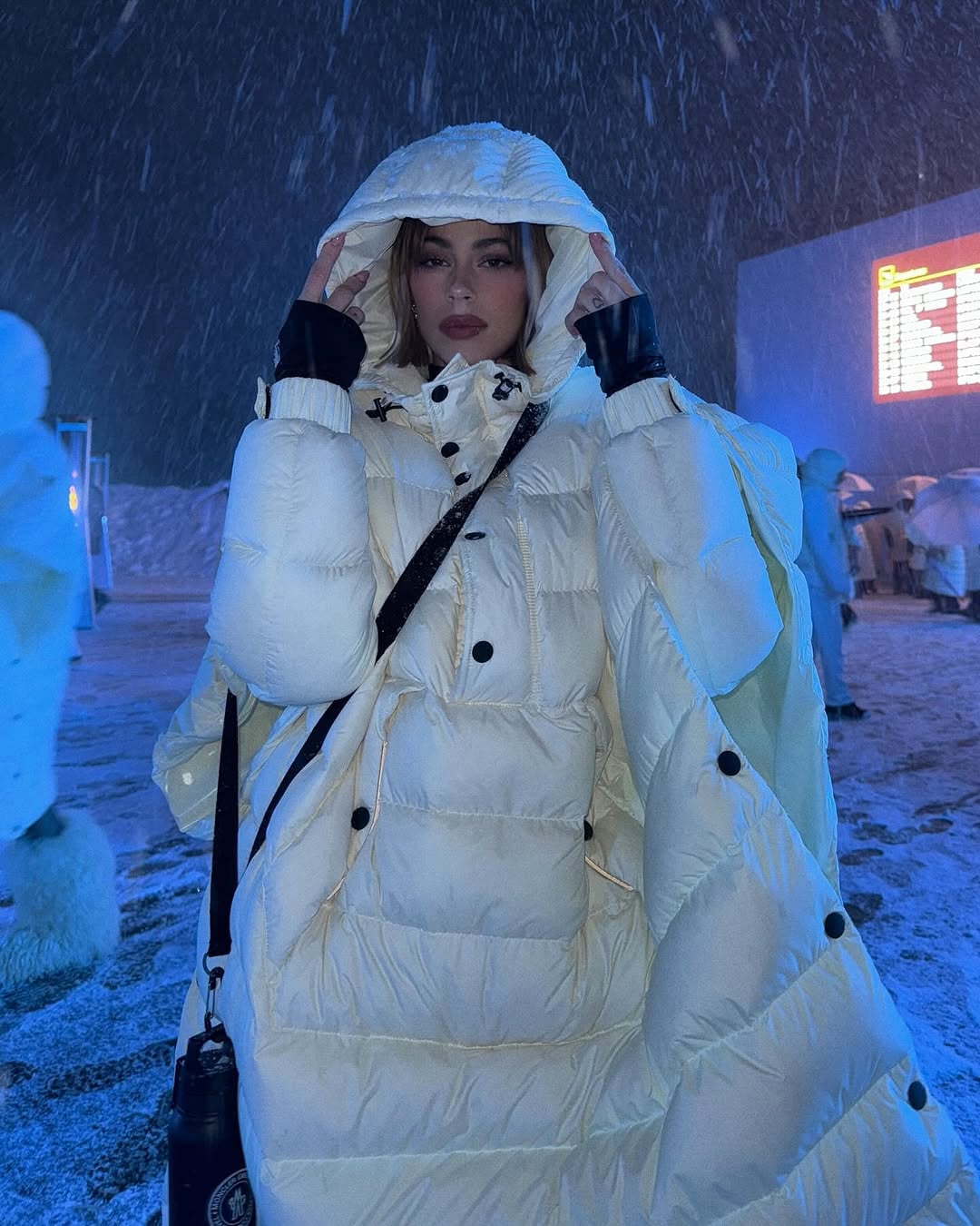 Tini estuvo en los Alpes franceses.