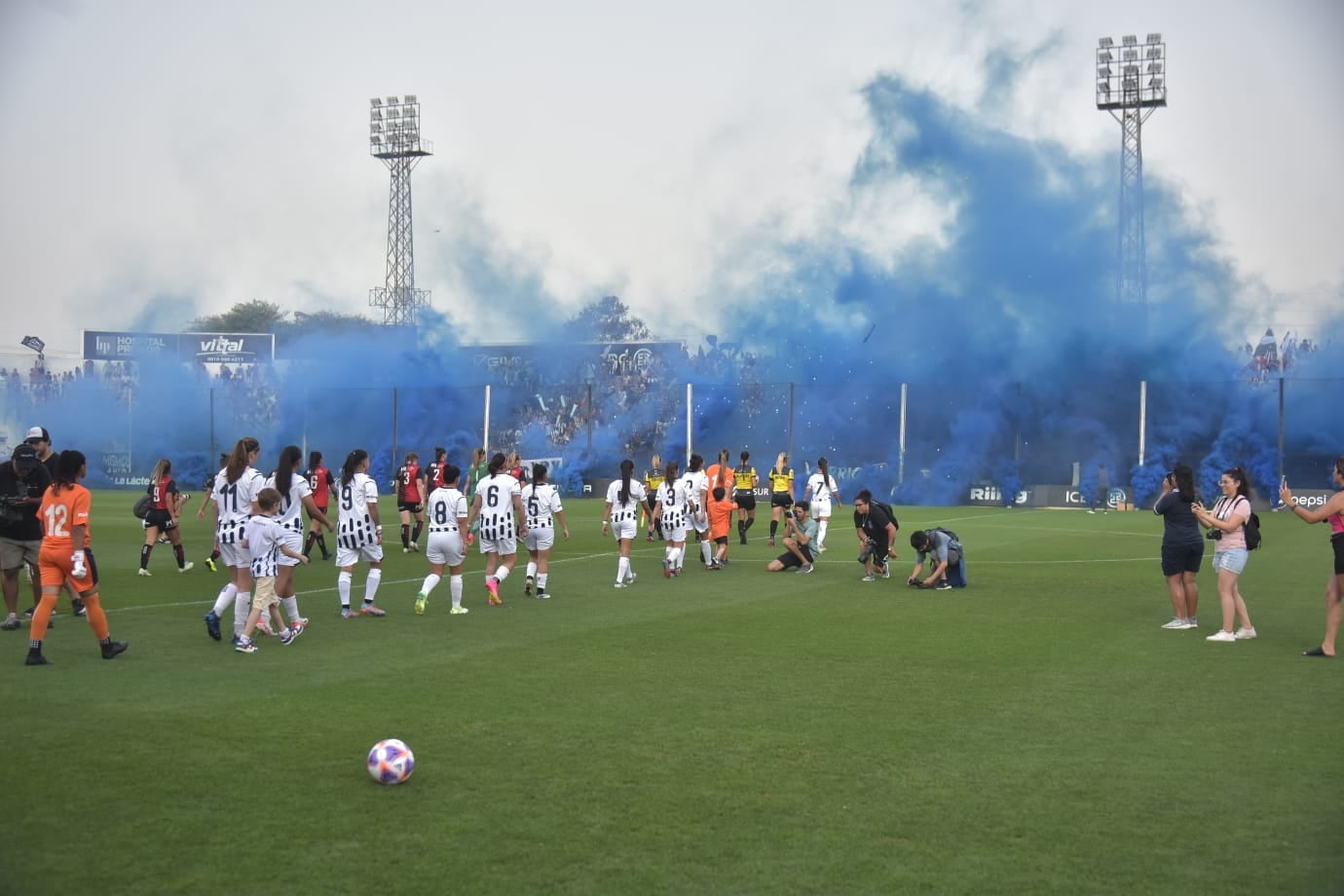 La final del reducido del femenino de Talleres ante Newell's. (Facundo Luque / La Voz).