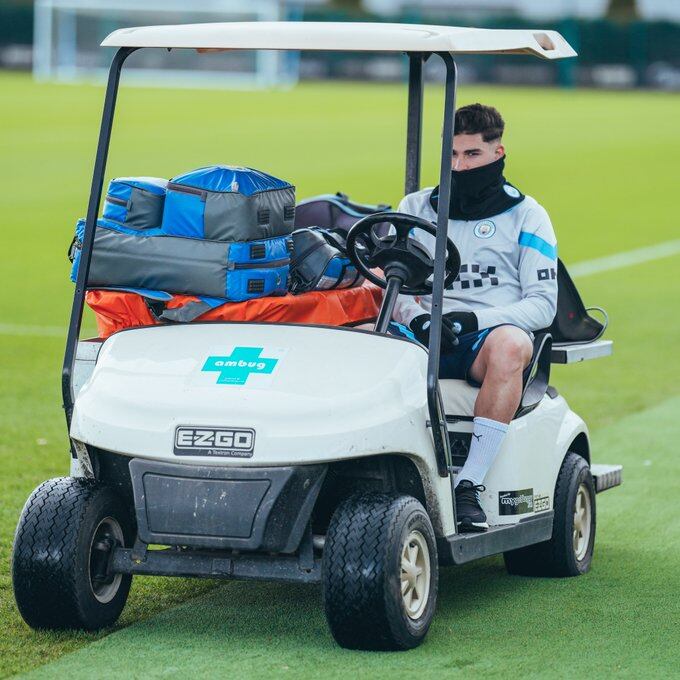 La publicación del Manchester City.