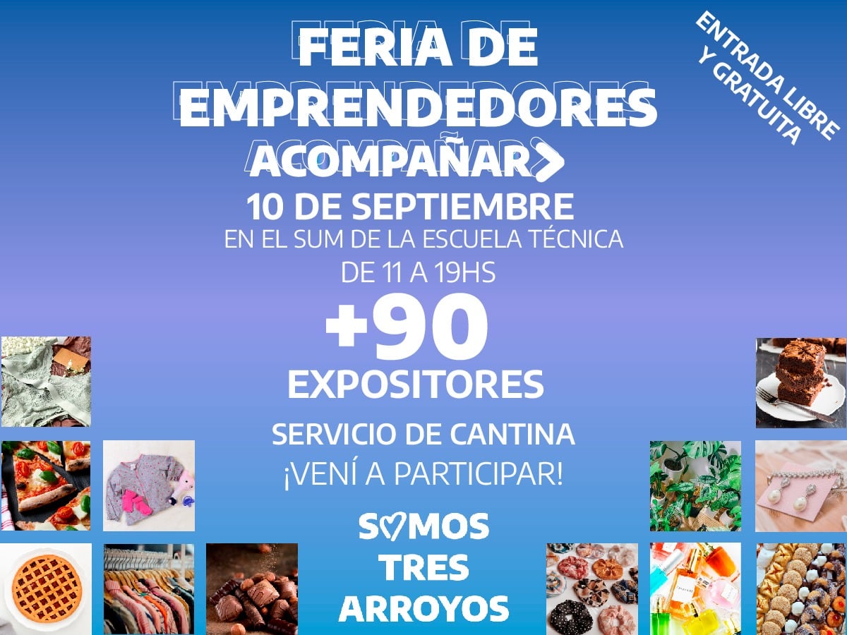 Nueva edición de la Feria del Programa Acompañar en Tres Arroyos