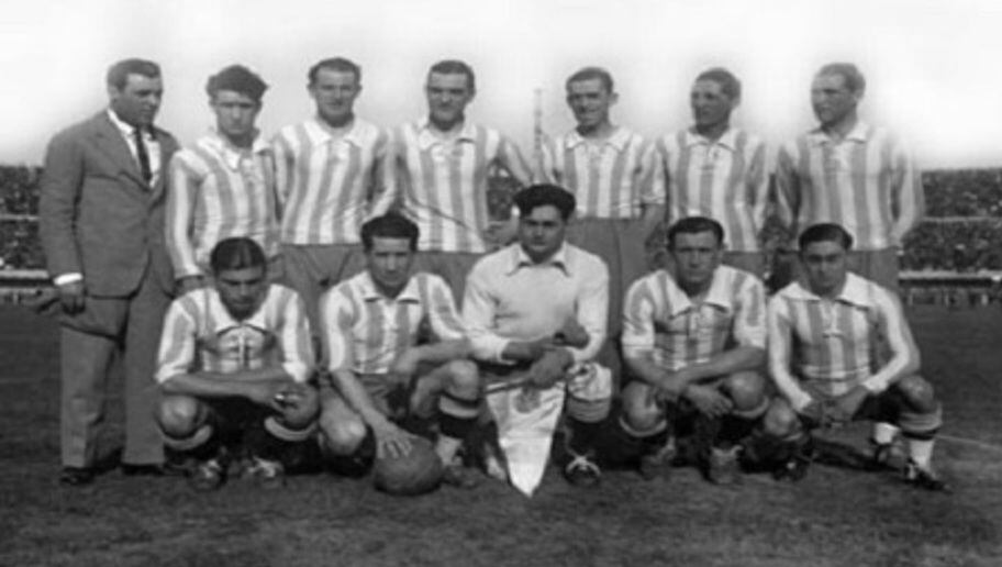 El combinado argentino durante 1954.