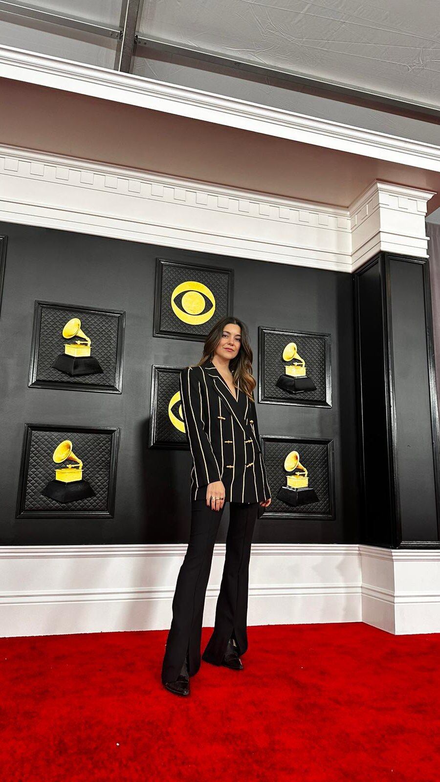 Lety Sahagun, pre-show host de los Premios Grammy 2023.