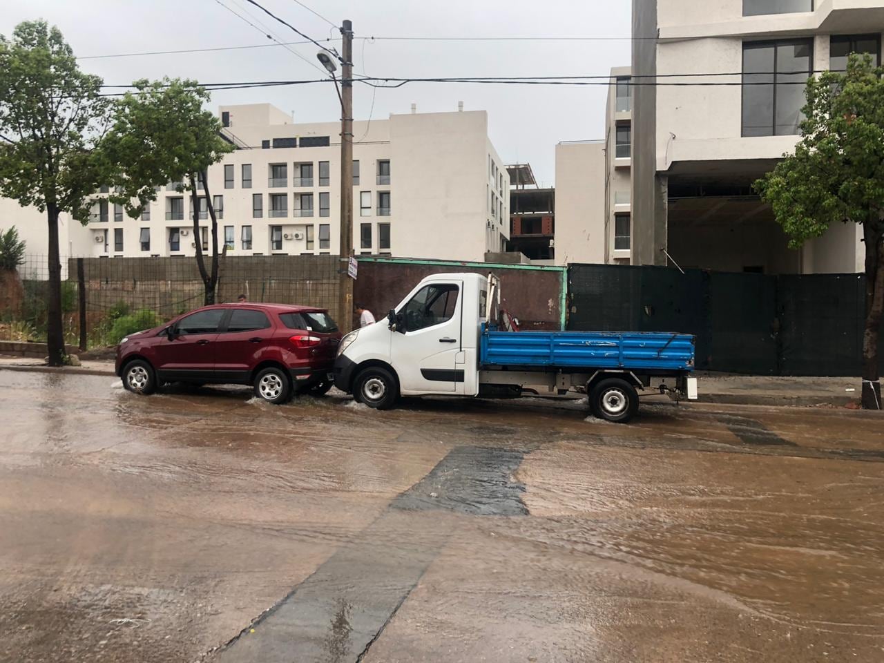 Accidentes tras el temporal en Carlos Paz. Foto: VíaCarlosPaz