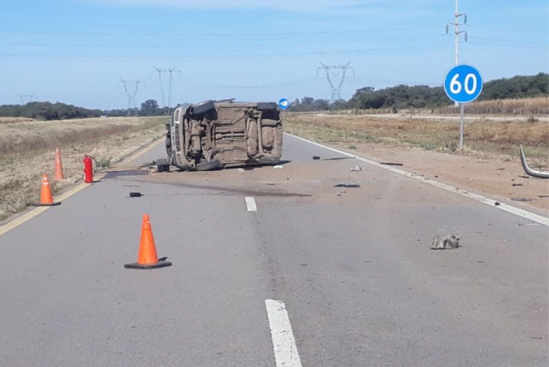 Una mujer perdió la vida en un accidente en la ruta 19