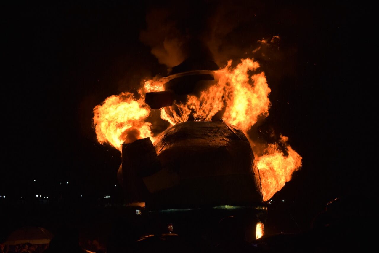 Fiesta del estudiante y Tradicional Quema de muñeco en Colón