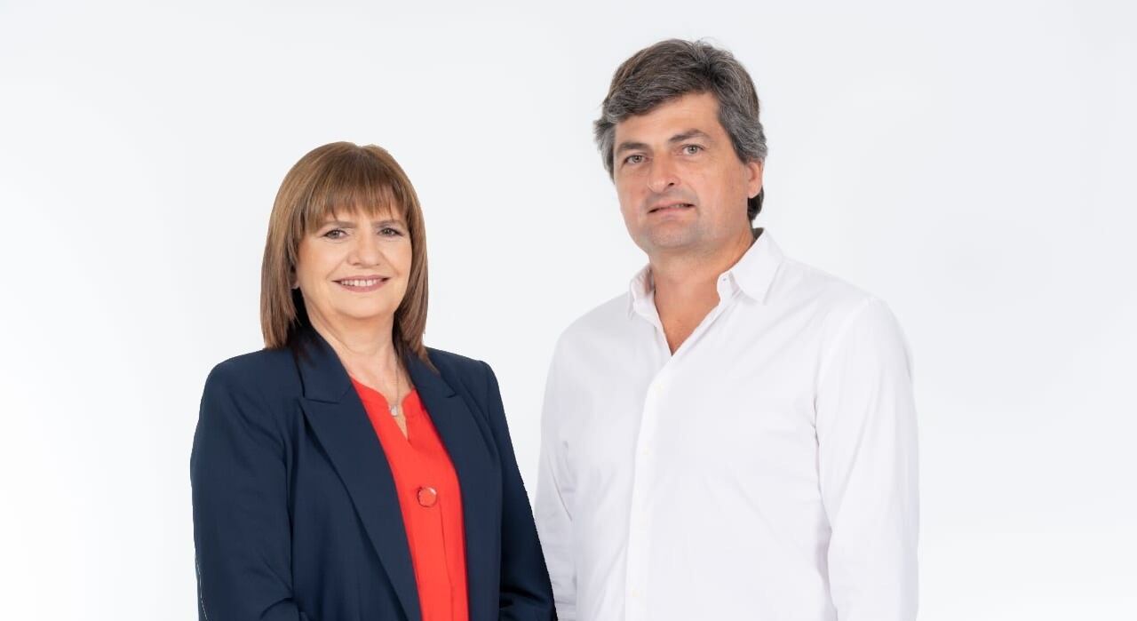 Patricia Bullrich y  Matías Fhurer