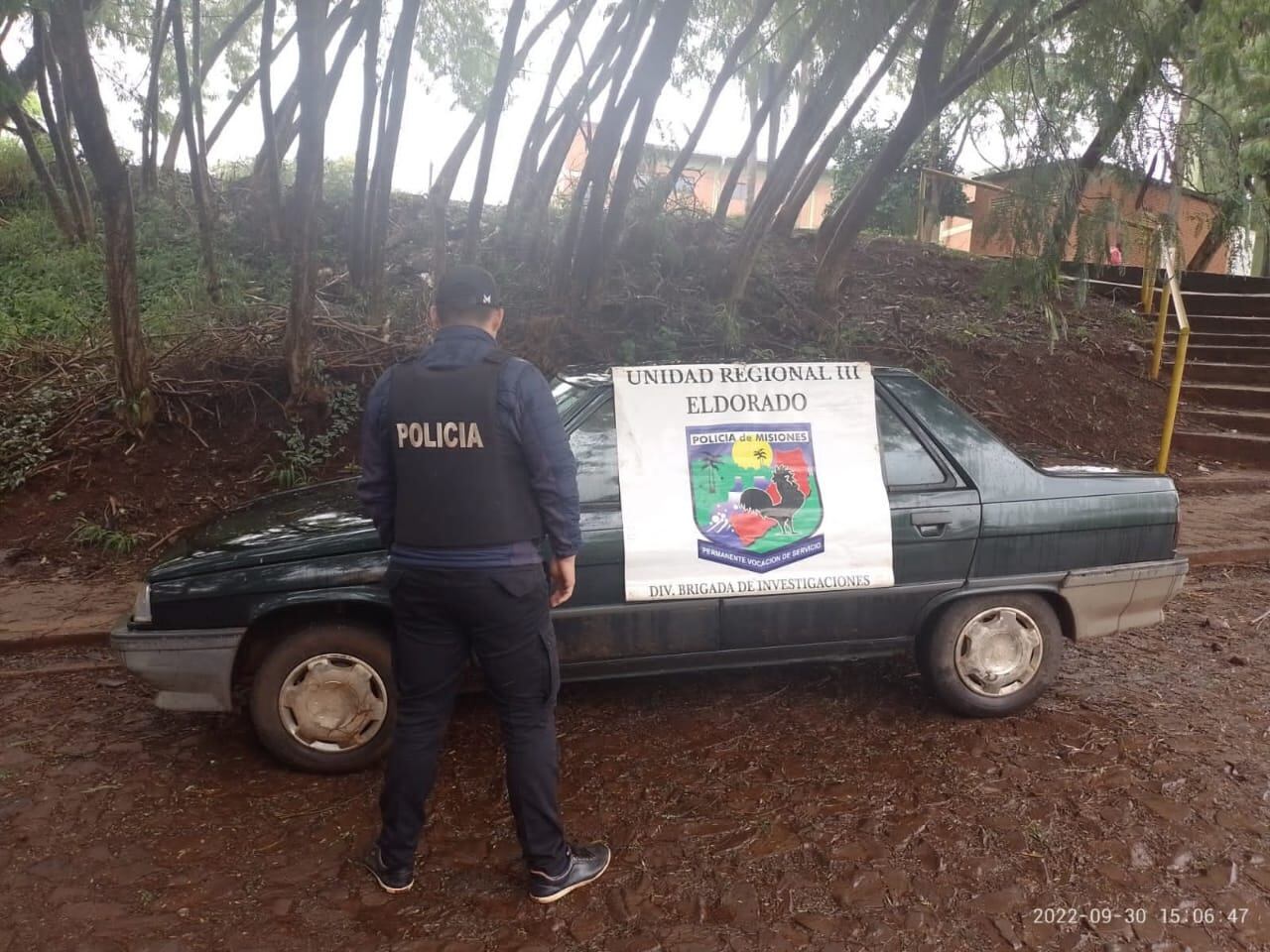 Recuperan en Eldorado un automóvil robado.