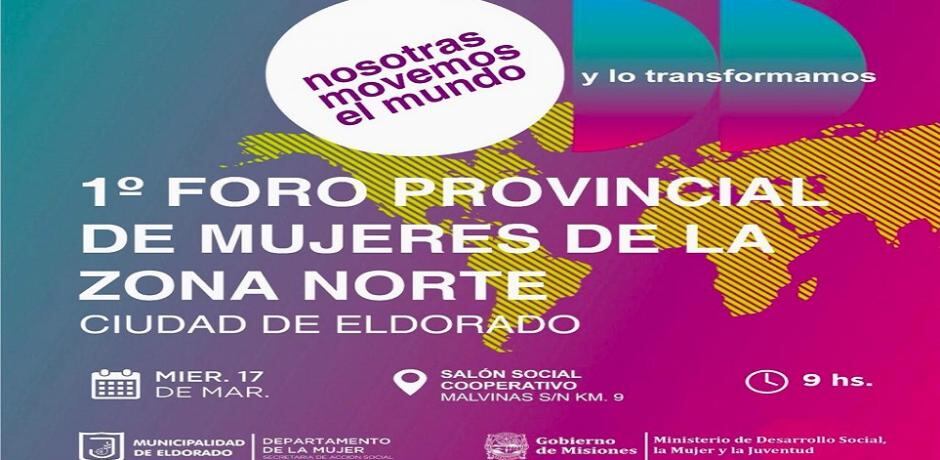 Eldorado: 1º Foro Provincial de Mujeres de la Zona Norte