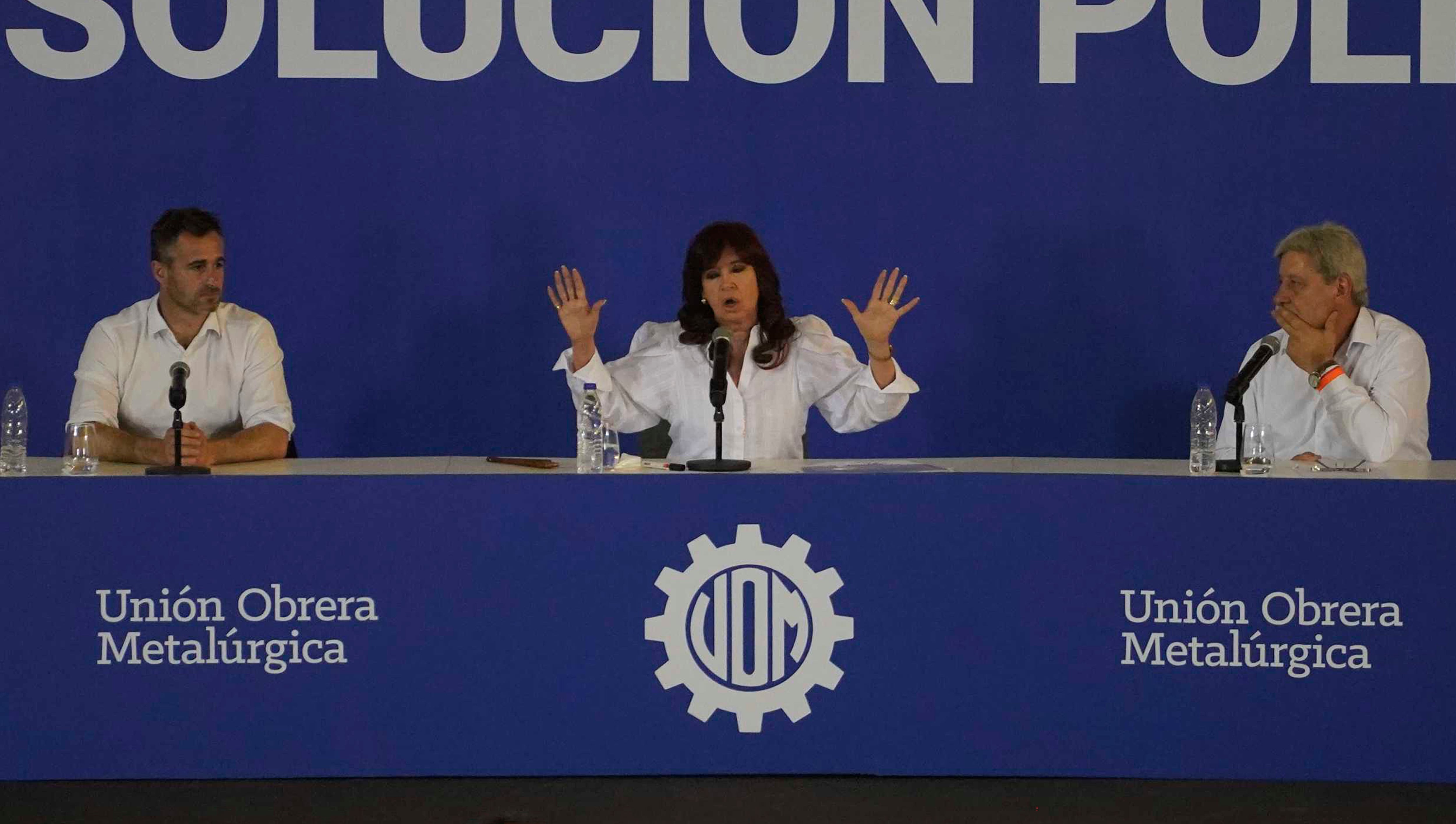 Cristina Kirchner, en Pilar.