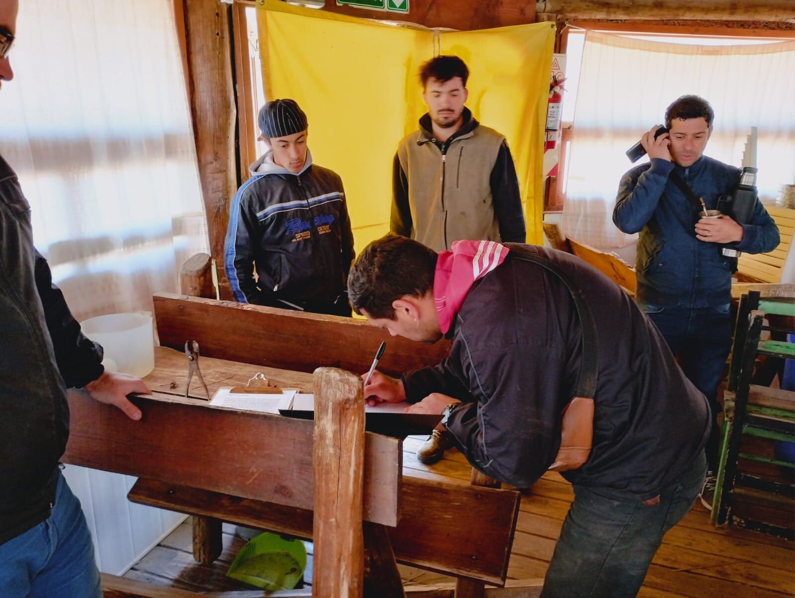 Toma de posesión de la Unidad Turística Nº 8 de Reta