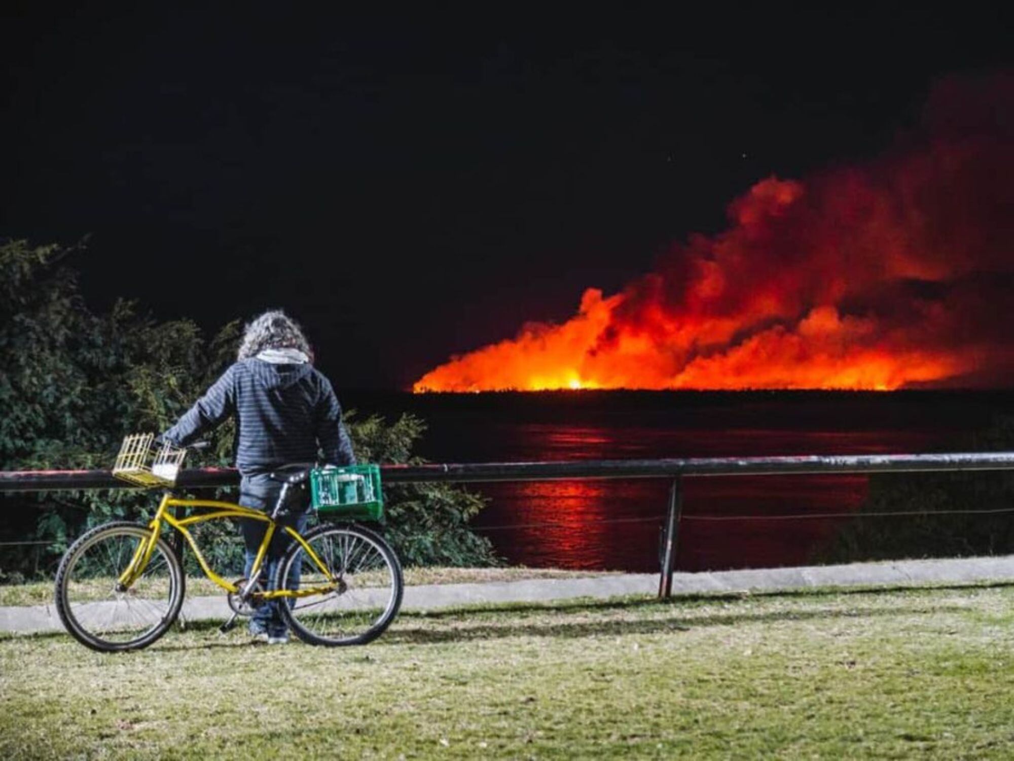 El fuego no para y ambientalistas exigen la ley de humedales.