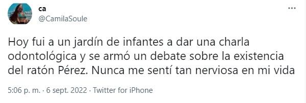 Debate sobre el Ratón Pérez en Twitter.