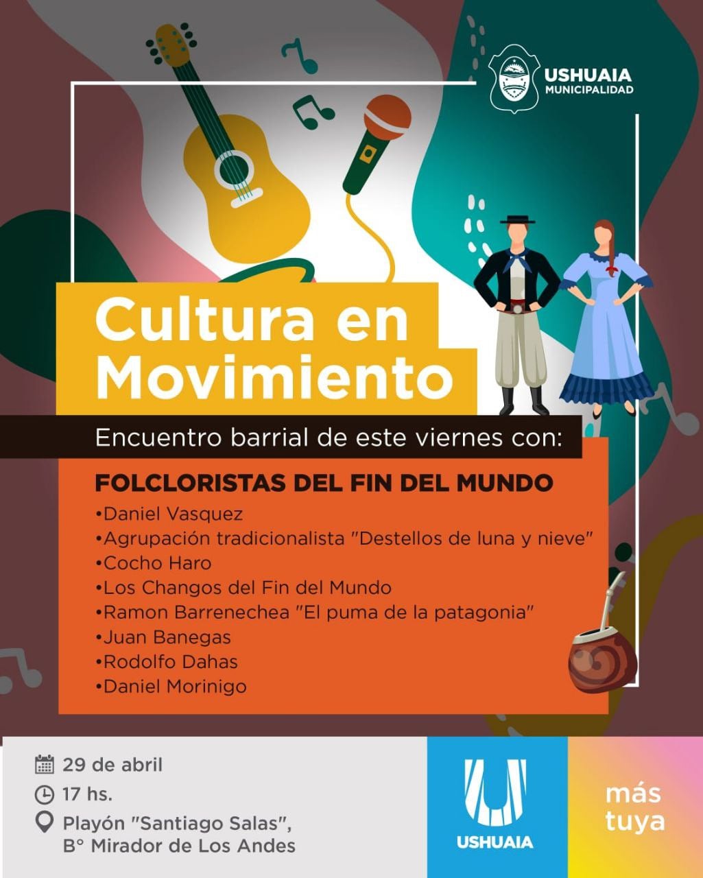 El programa Cultura en movimiento recorre los Barrios de la ciudad.