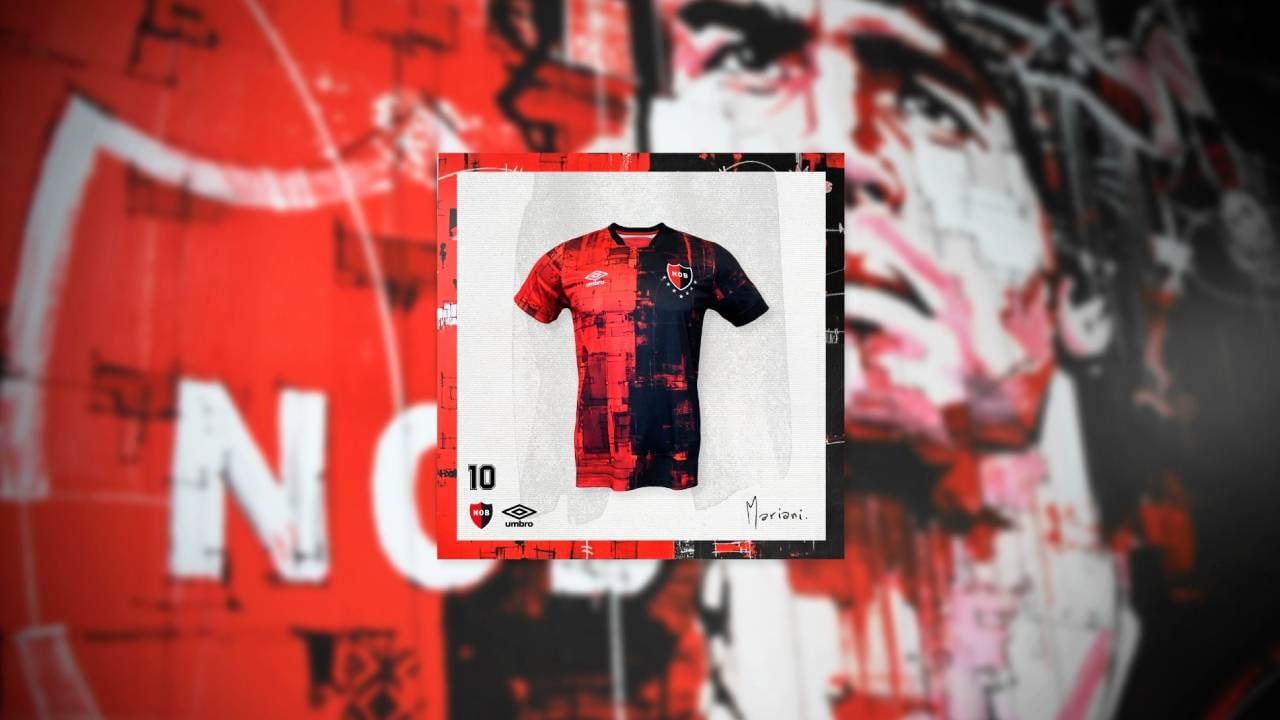 La nueva camiseta que Newell's usará ante River. (Prensa Newell's)