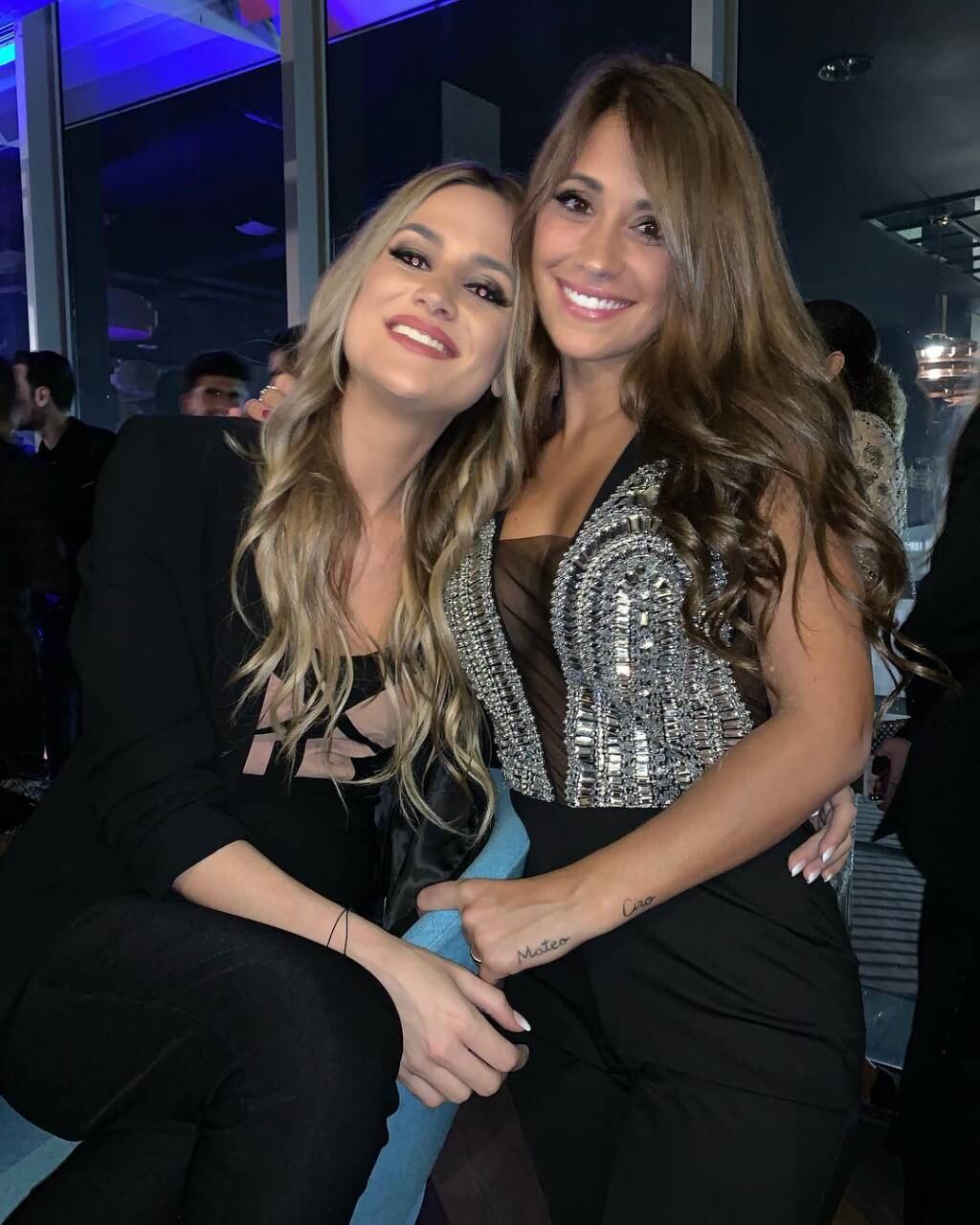 Antonela Roccuzzo saludó a Elena Galera por su cumpleaños.