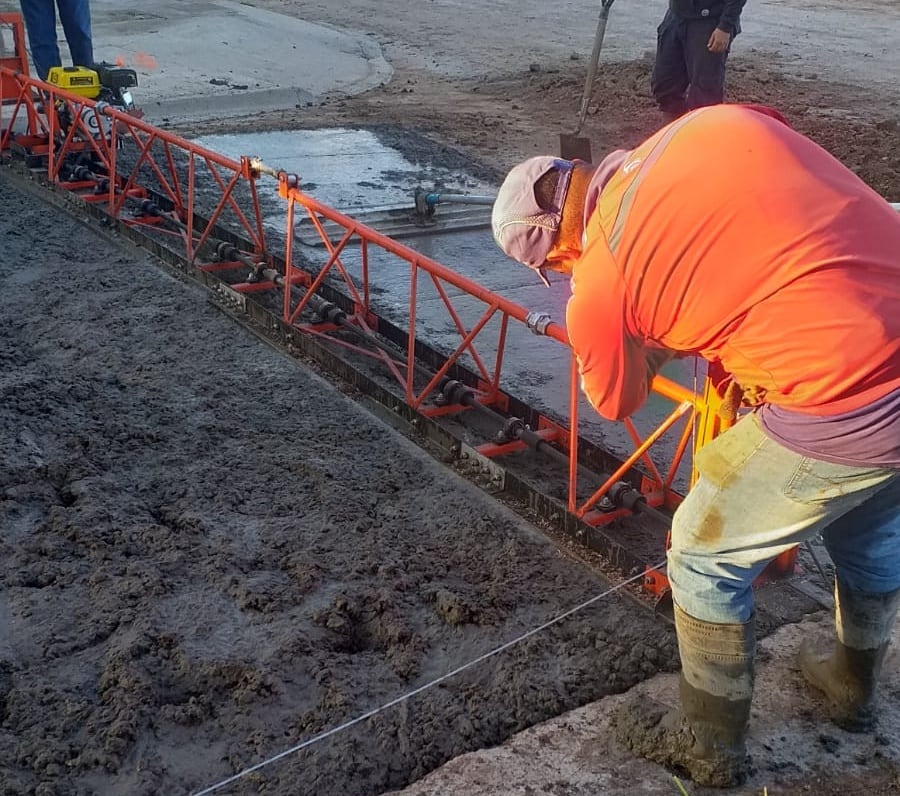 Comenzó la obra de pavimentación del  Pasaje Maestro  Slebos  en el Barrio Atepam de Tres Arroyos