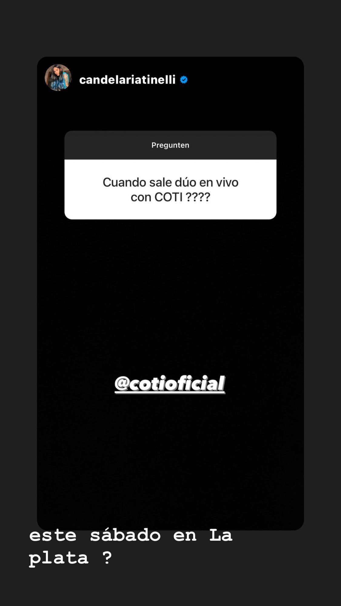 Respuestas de Cande Tinelli a preguntas de sus seguidores