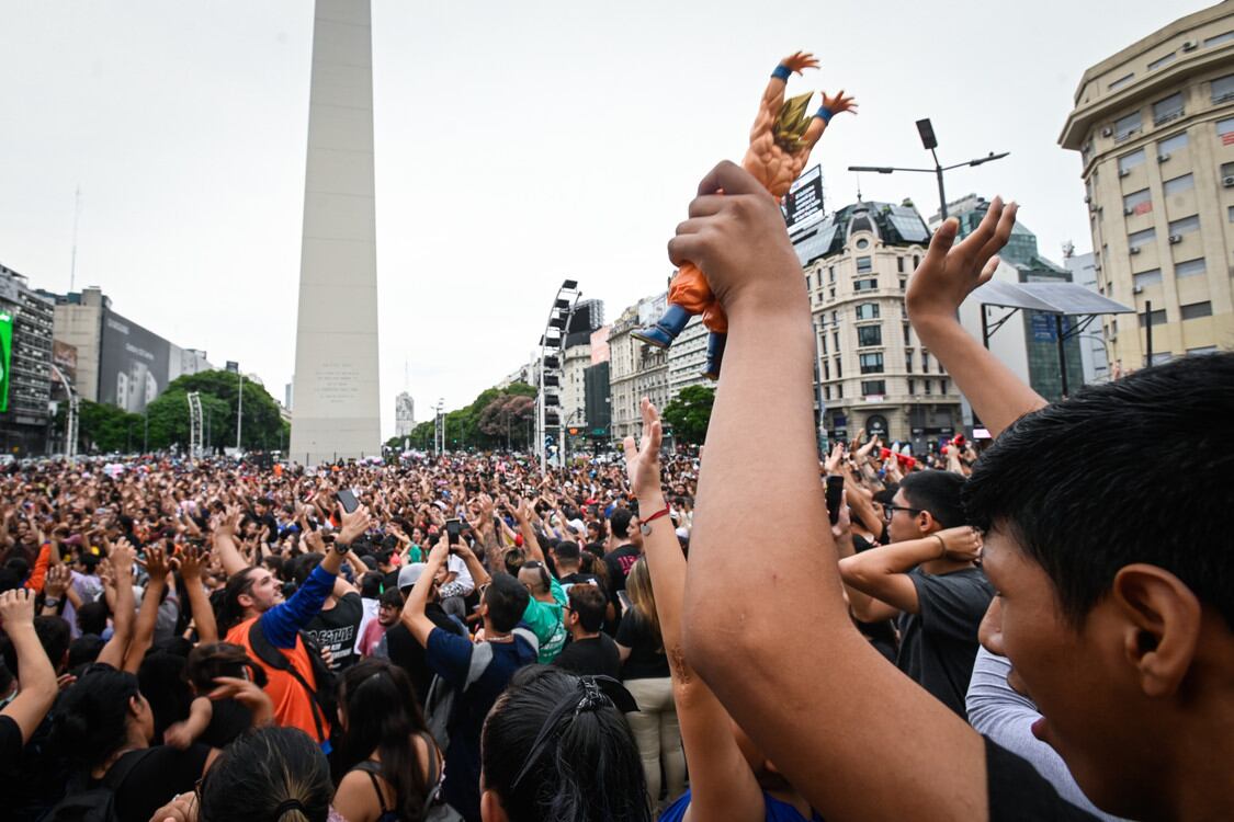 Genkidama masiva en el Obelisco.