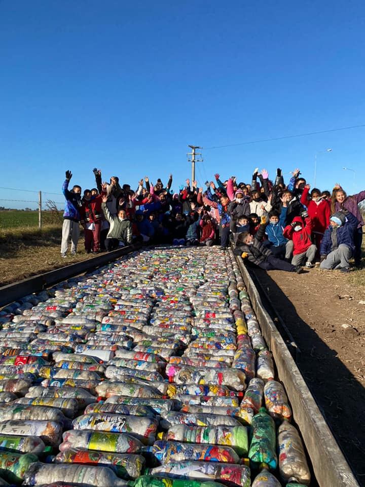 Ciclovía con Ecoladrillos en La Tordilla