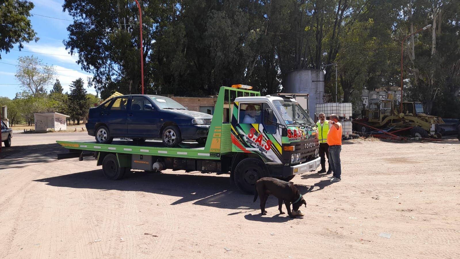 Controles de tránsito en Coronel Rosales