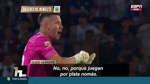 Guido Herrera se enojó con los jugadores de Newell's y los acusó de estar incentivados por los rivales de Talleres para semejante actuación. (Captura de TV)