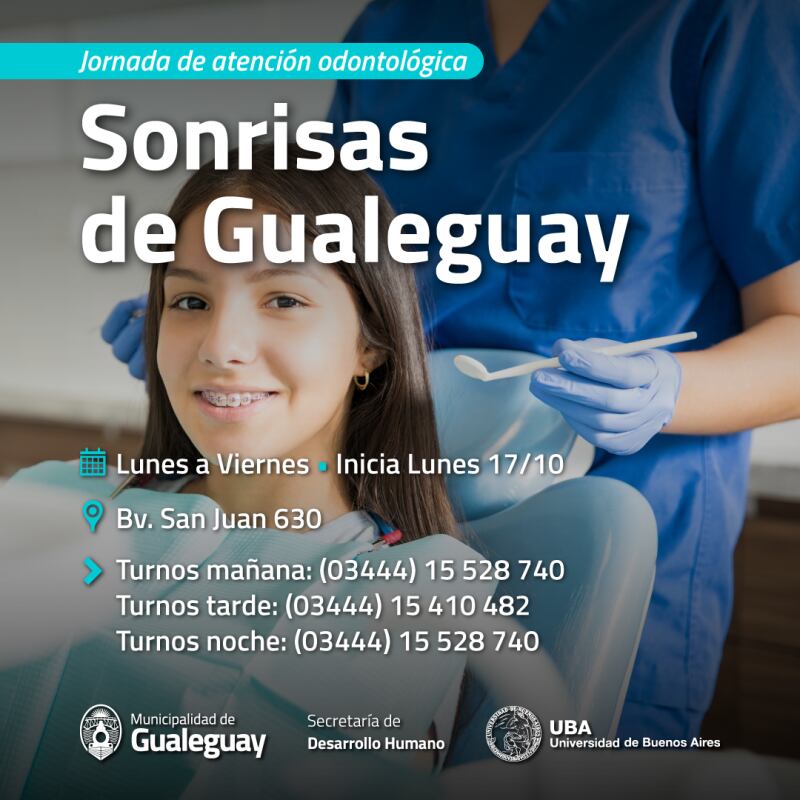 Camión Odontológico de UBA en Gualeguay