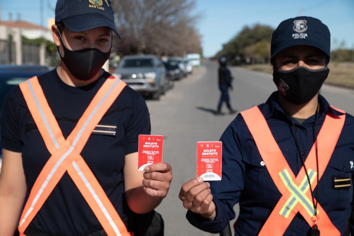 La policía mercedina tendrá pase libre en el transporte público