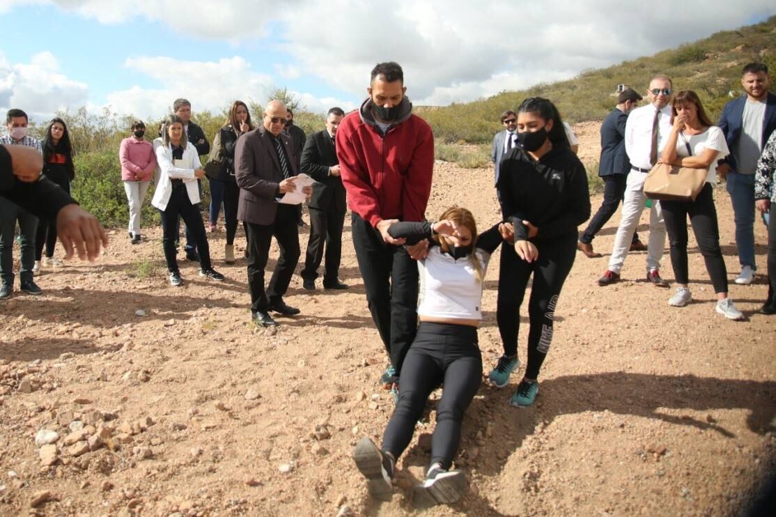 Reconstrucción del asesinato de Nélida Villar.