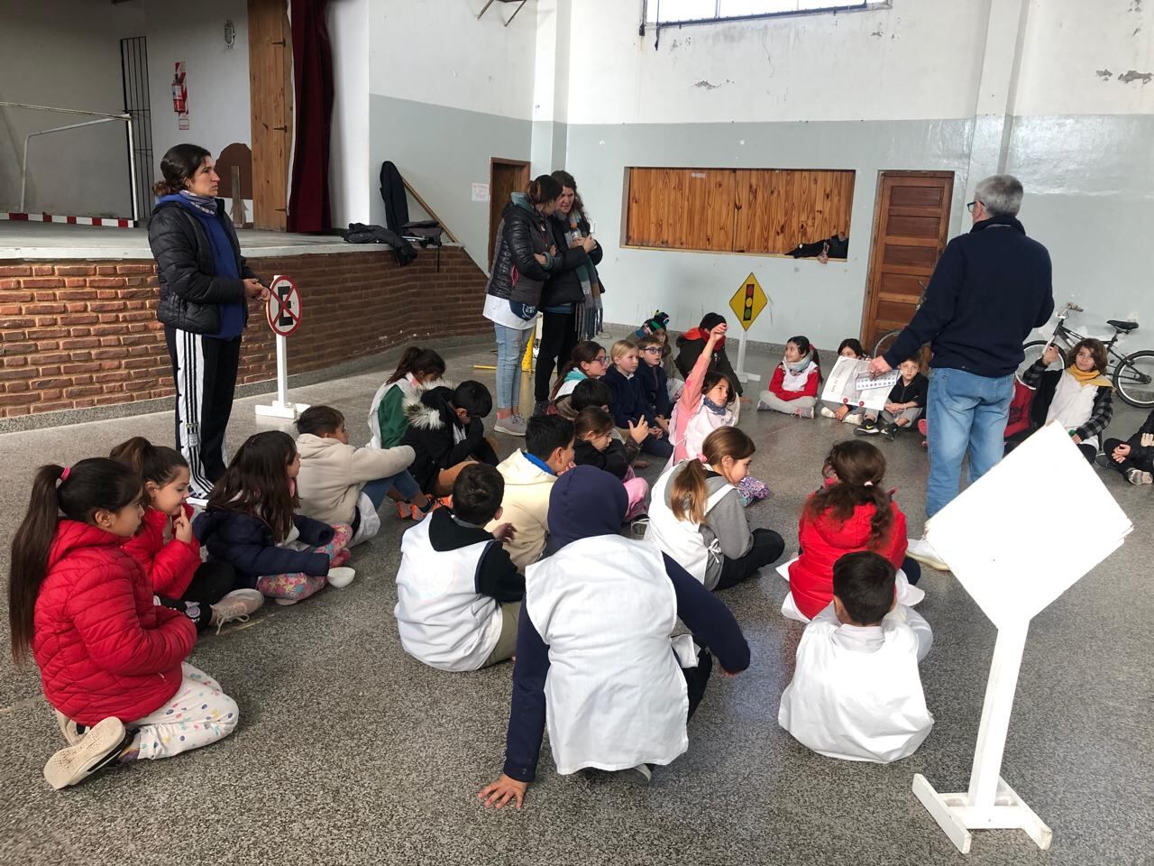 La Escuelita Vial Itinerante llegó por primera vez a Claromecó