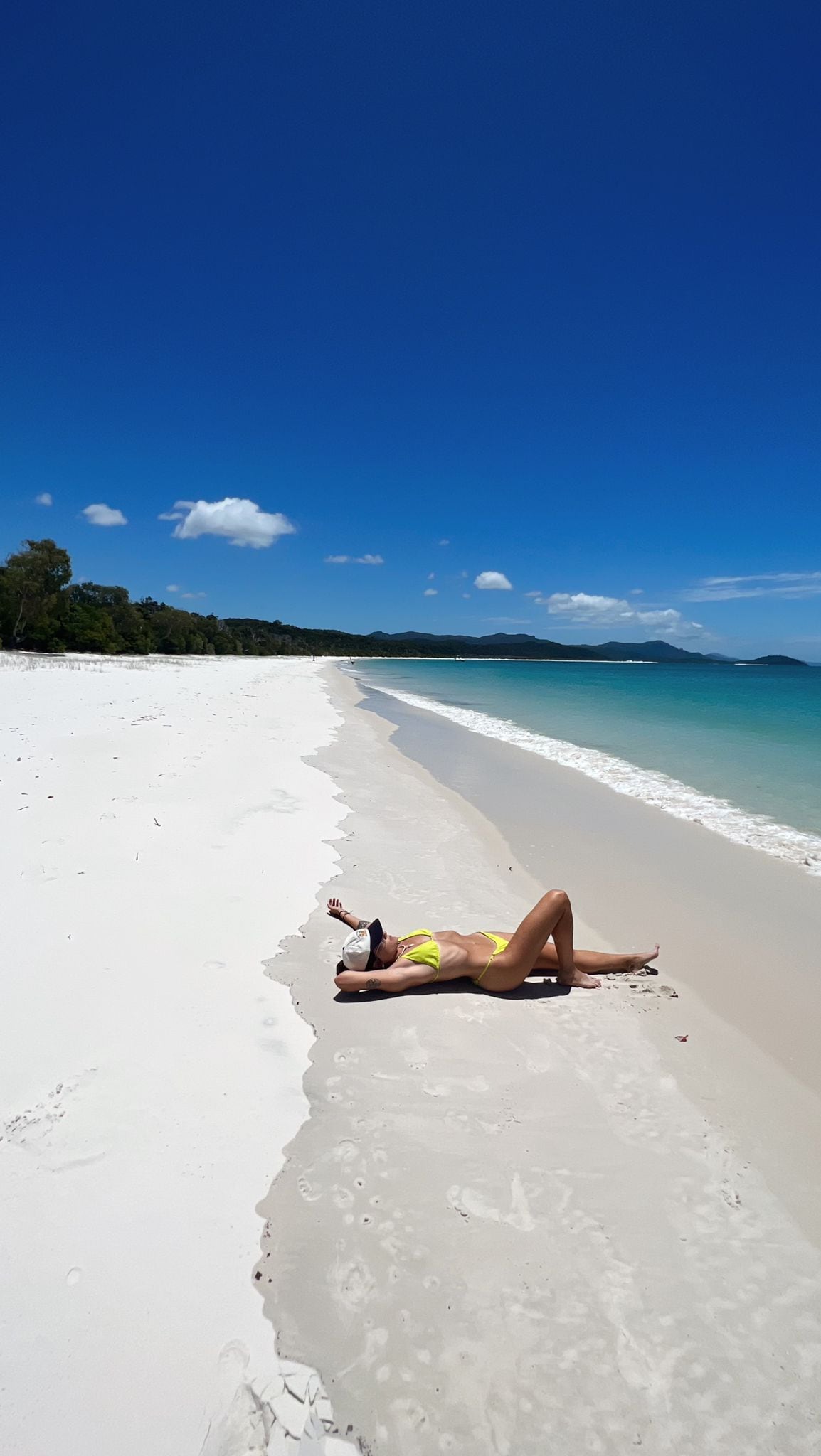 Rainero disfrutando de las playas de Australia.