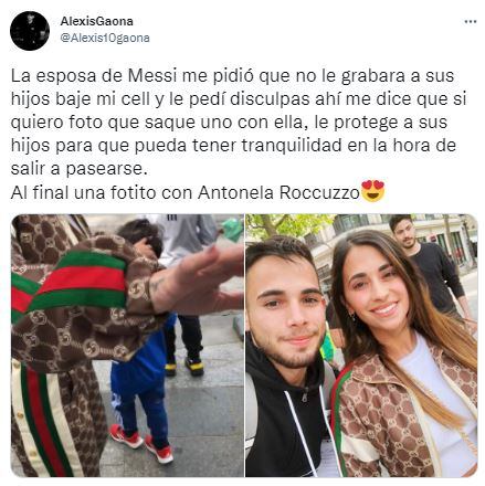 Antonela Roccuzzo fue sorprendida por un fan mientras caminaba por París con sus hijos.