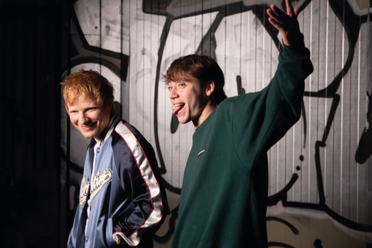 Paulo Londra y Ed Sheeran, otra vez juntos. (Mark Surridge/ Cortesía de: Warner Music Latina/ BUENA Productora)