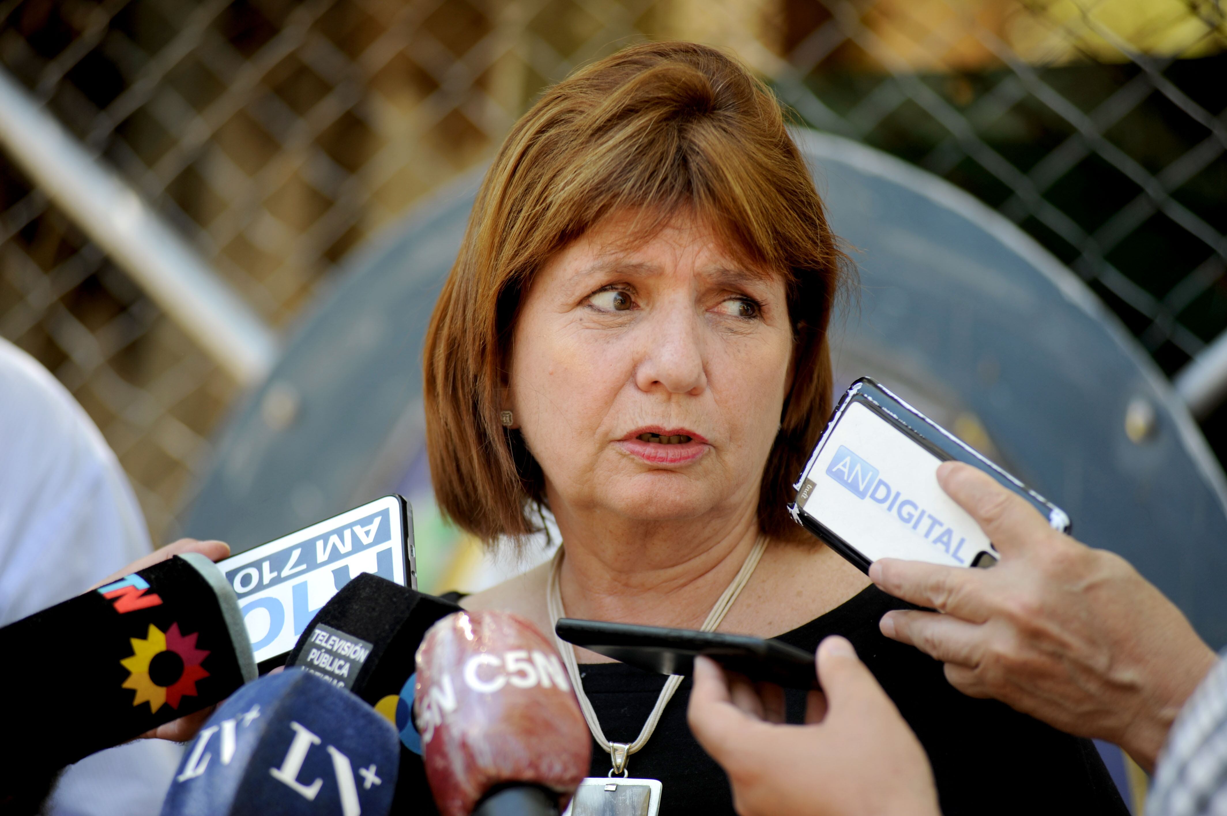 Patricia Bullrich durante la cumbre de Juntos por el Cambio en Olivos . 
Foto Federico Lopez Claro
Mesa nacional