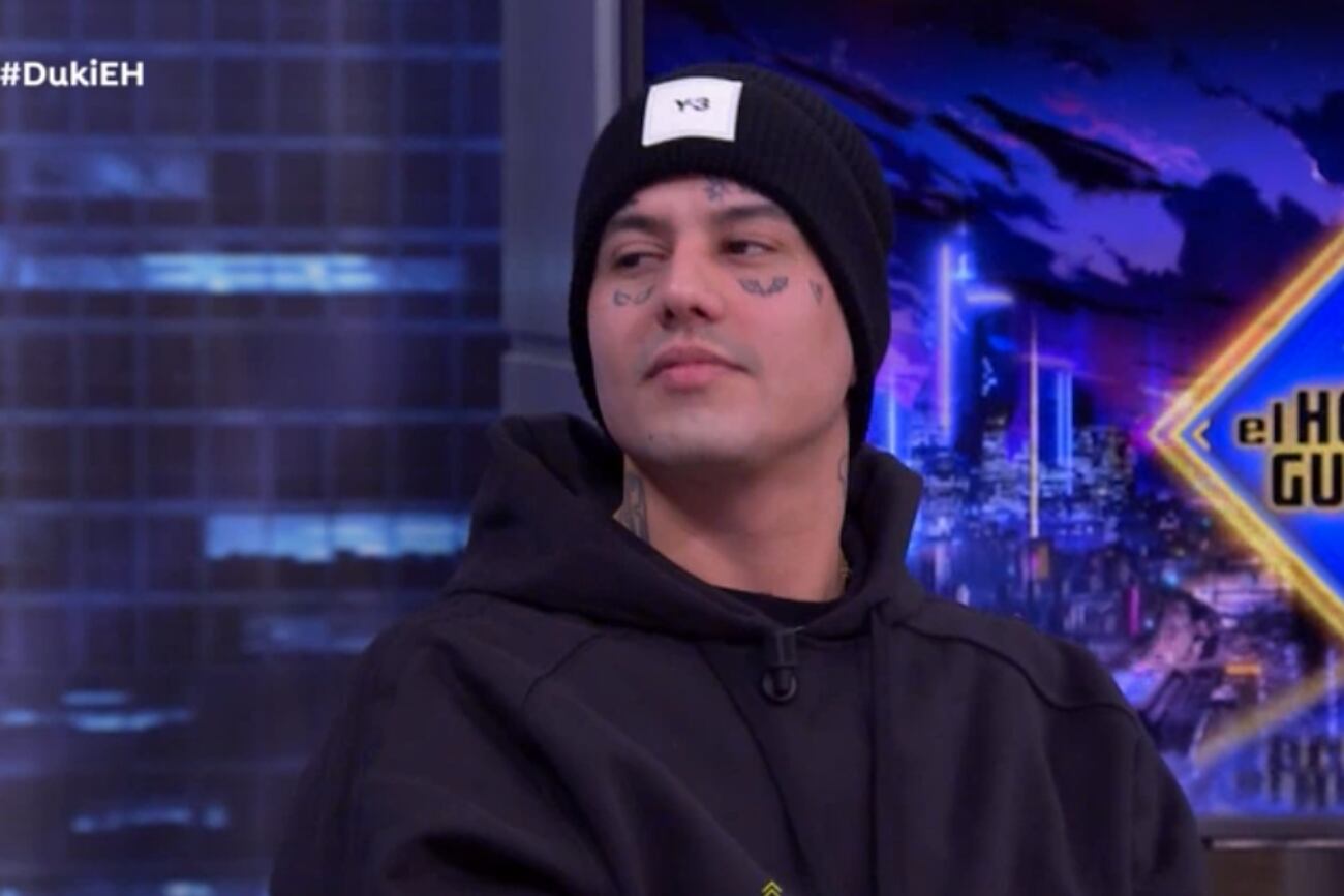 Duki en "El Hormiguero". (Captura)