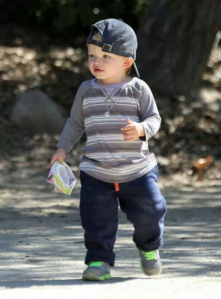 Samuel, el hijo de Ben Affleck de pequeño.