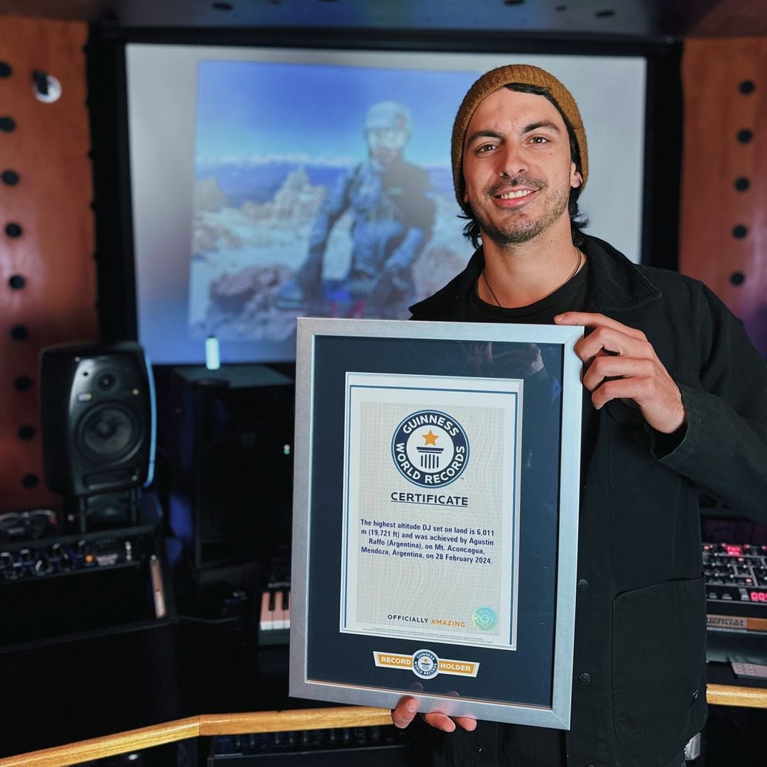 El productor musical rompió un Récord Guinness.