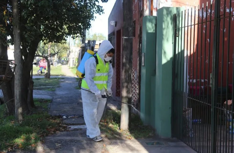 El Municipio realizó un operativo contra el Covid-19 en el Barrio Malvinas (Municipalidad de La Plata)