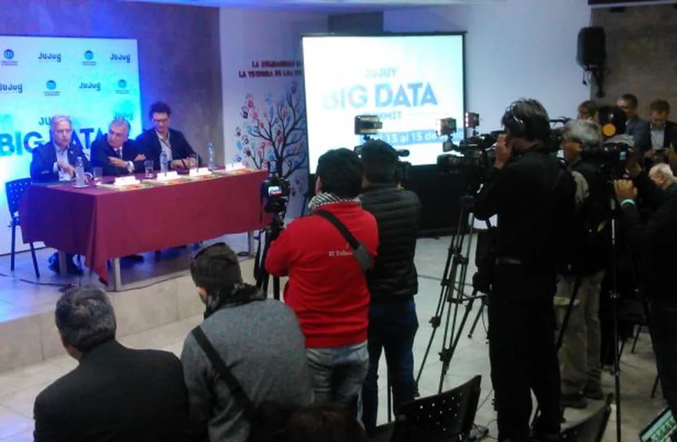 Andrés Ibarra en conferencia de prensa en Jujuy