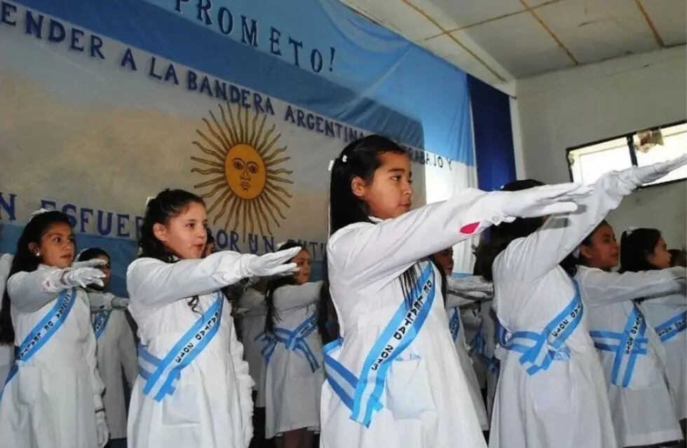 A partir del próximo año los ex combatientes de guerra tomarán la promesa a la bandera de los niños de cuarto grado en Comodoro Rivadavia